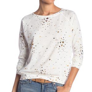 Prince Peter Gold Star Pullover (sz S, ivory)